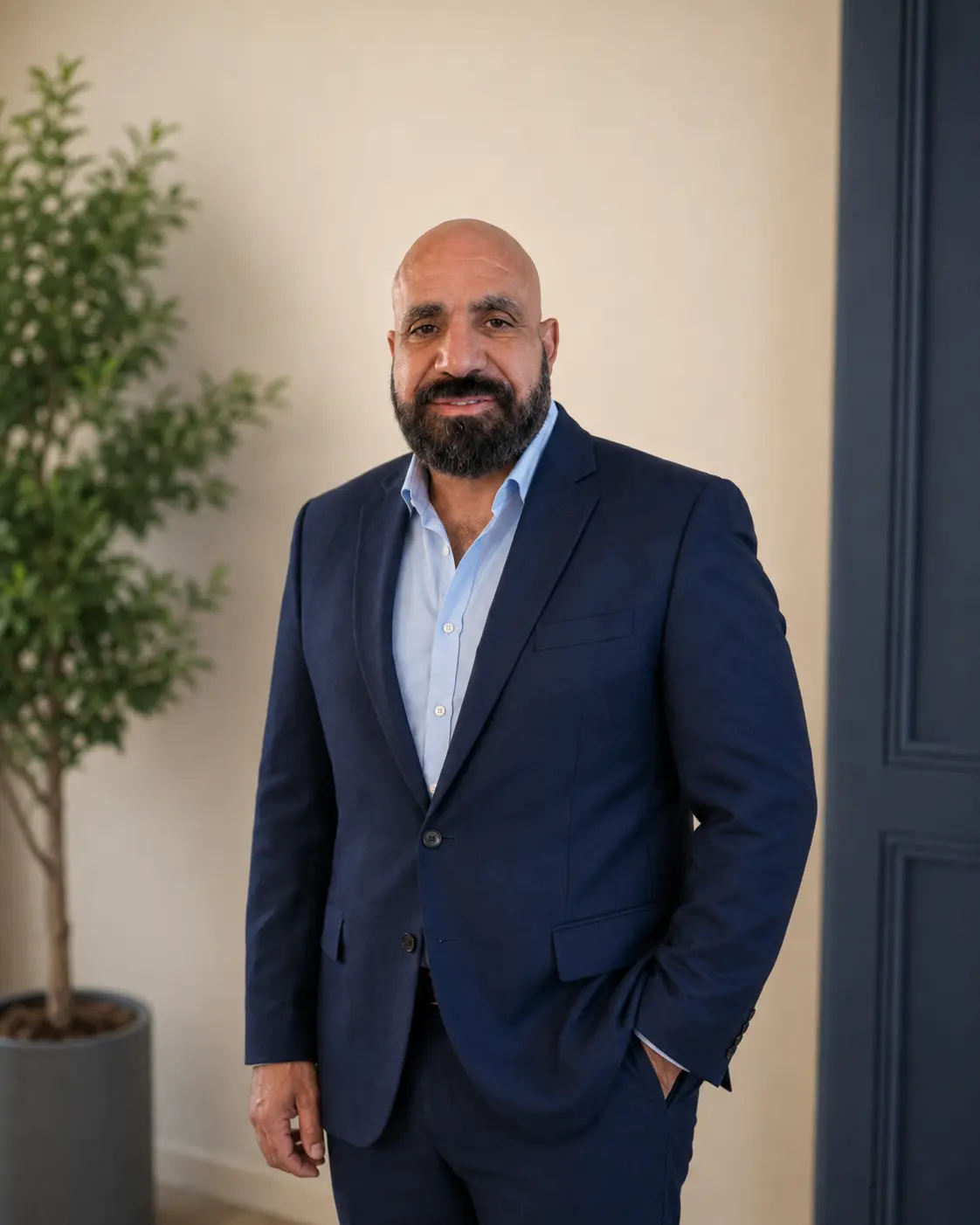 A trusted tax professional in a welcoming office